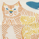 ダブルガーゼ：猫きのこ